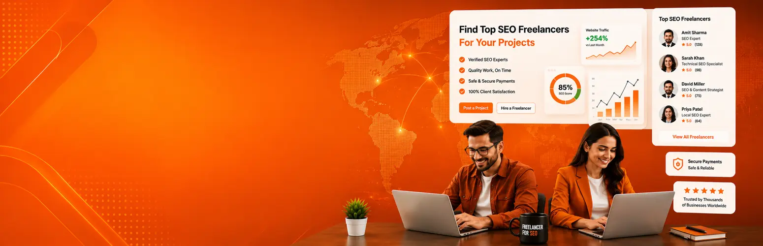 Freelancer For SEO Banner